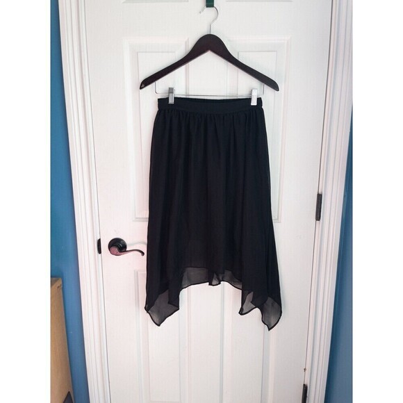 D-Signed Disney Girls Asymmetrical Black Sheer Skirt size XL - Picture 6 of 7
